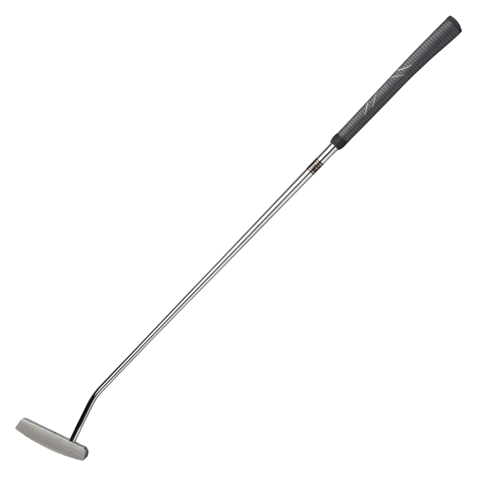 Bell II F-410 Full Offset Oversize Blade Golf Putter + Tacki-Mac Black Pistol Jumbo Flat Top Grip (Right, 36)