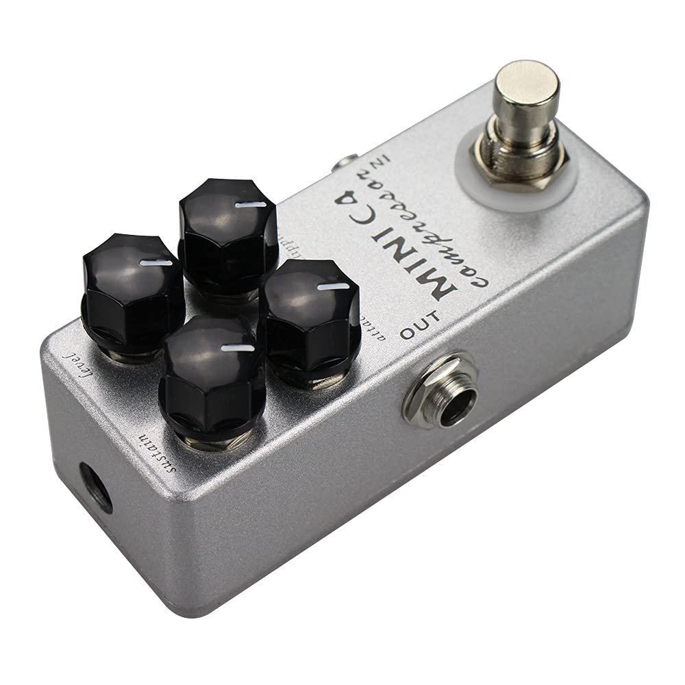 MOSKYAudio Mini C4 Compressor Guitar Effect Pedal Metal Shell Pedal Effects True Bypass