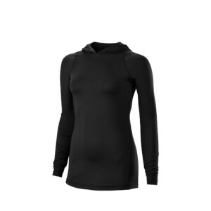 evoshield women's lightweight training hoodie, black, xx-large