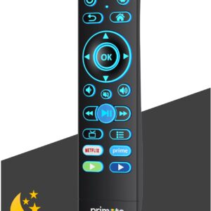 Backlit Remote Replacement for Toshiba/Insignia Smart TV, Compatible with Fire/Roku SmartTV - w/Soundbar Audio Control - (No Voice Search) [NOT for Stick]