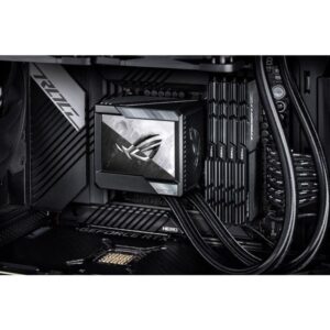 ASUS ROG Ryujin II 360 RGB all-in-one liquid CPU cooler 360mm Radiator (3.5"color LCD, embedded pump fan and 3xNoctua iPPC 2000PWM 120mm radiator fans,compatible with Intel LGA1700, 1200 & AM4 socket)