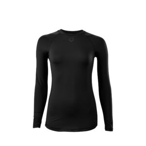 EvoShield Women's Standard Fitted Long Sleeve, Black, Medium