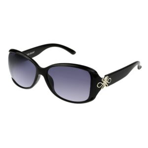 foster grant womens sublime sunglasses, black, 57mm us