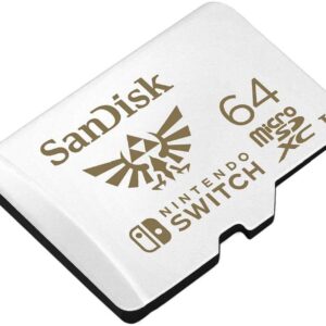 SanDisk Nintendo Switch 64GB SD Card (2 Pack) Works with Nintendo Switch OLED Model (SDSQXAT-064G-GNCZN) U3, Class 10, 4K UHD Bundle with 1 Everything But Stromboli MicroSDXC & SD Memory Card Reader