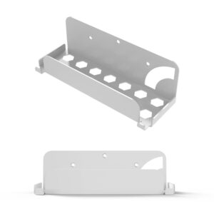 JDDWIN Switch OLED Wall Mount,Wall Mount for Switch/Switch OLED,All Metal Vertical Hanging On Wall (White)