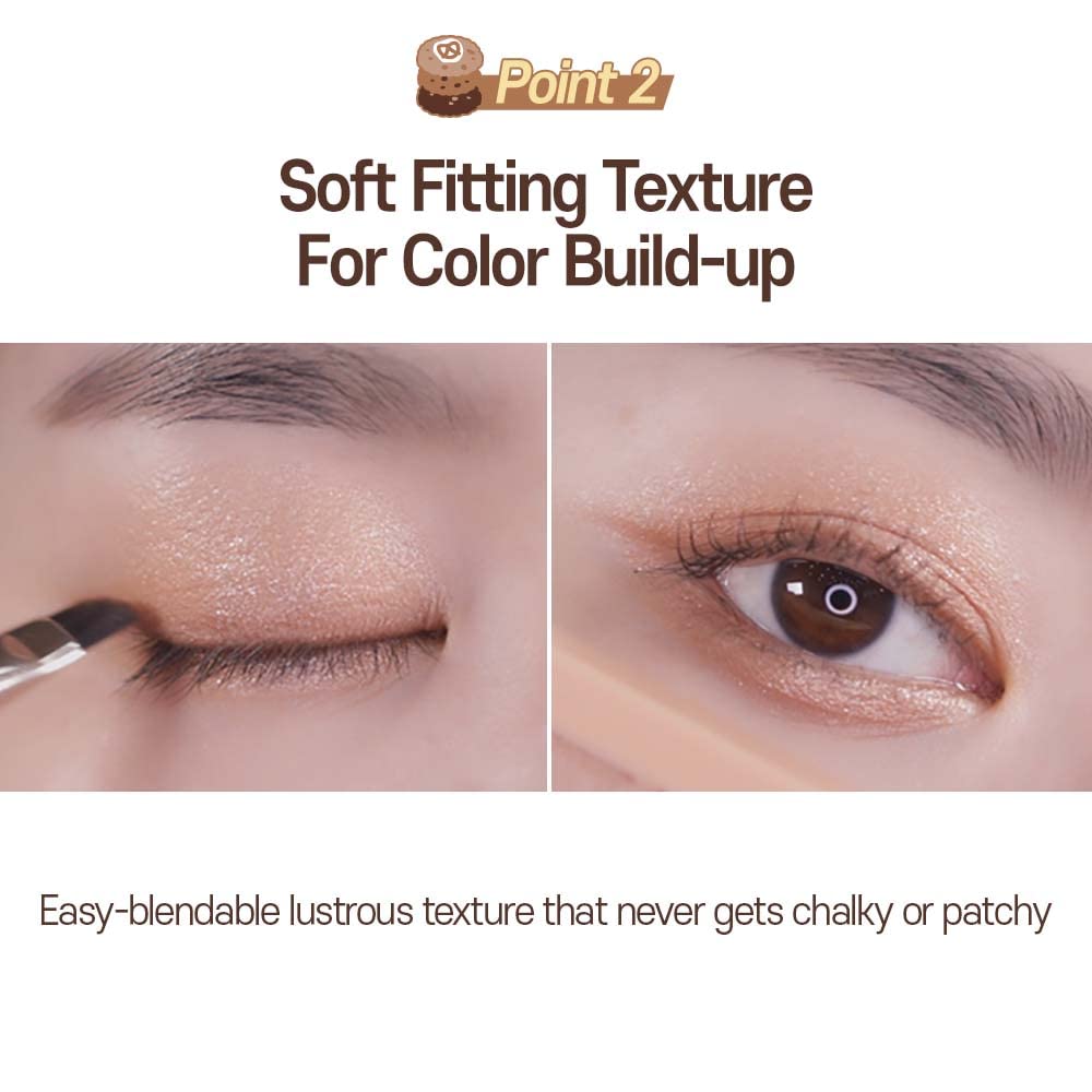 ETUDE Play Color Eyes #Cookie Chips | 9 Shade Eyeshadow Palette With Daily Brown & Sparkly Glitter Colors | Easy- Blendable Daily Eye Palette | K-beauty