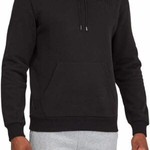 PUMA Mens Mid-weight Modern Basics V2 Fleece Hoodie (Black, XX-Large)