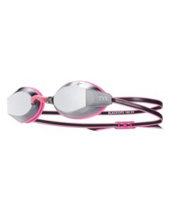 tyr blackops 140 ev racing mirrored goggles junior fit, silver/pink/black