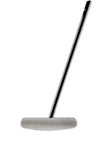 bell tw-400 two-way cnc milled face balance golf putter + tacki-mac jumbo flat top grip (ambidextrous, 40)