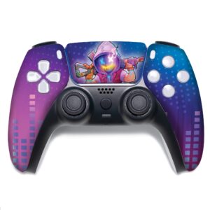 baby cuddle box neon abyss custom ps-5 controller wireless compatible with play-station 5 console by bcb controllers | proudly customized in usa with permanent hydro-dip printing (not just a skin)