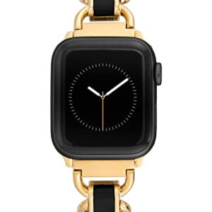 Anne Klein Fashion Chain Bracelet for Apple Watch, Secure, Adjustable, Apple Watch Replacement Band, Fits Most Wrists