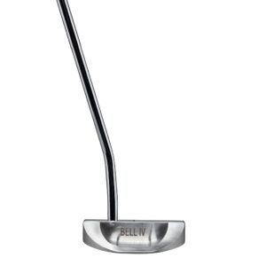 Bell IV H-390 Half-Offset CNC Milled Full-Mallet Golf Putter + Winn Dri-Tac Dark Gray Standard Grip (Right, 32)