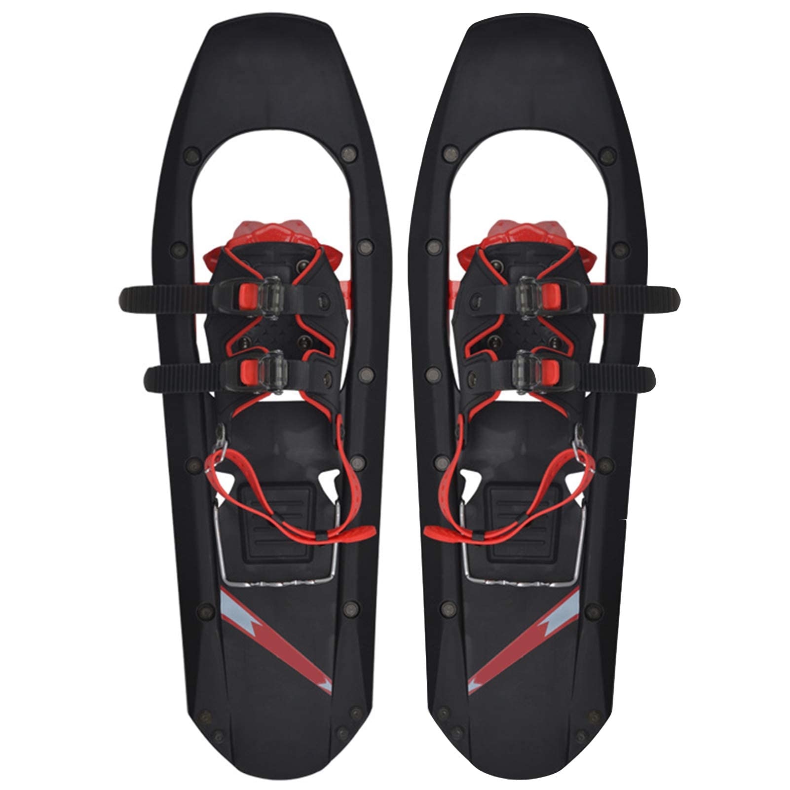 Snow Walking Shoes, Alpine Ski Shoes, Snow Shoes and Snow Pedals, Tough and Wear-Resistant Deck, Easier to Adjust, Light and Durable,23x71cm