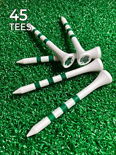 PrideSports 2-3/4" Shamrocks Tees,White,PS23445S