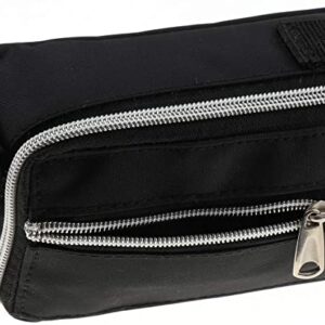 Jiayouy Lightweight 17 Hole Flute Case Cover Bag Carry Bag with Adjustable Shoulder Strap & Plush Lining Black 17.3"x 3.5"x 2.17"