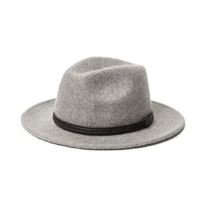 tilley montana fedora, grey mix, 7.75