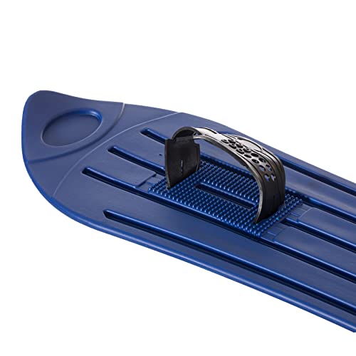 Kids Plastic Outdoor Snowboard Ice Sled, Single-Person, Kids Over 5 Years, Blue