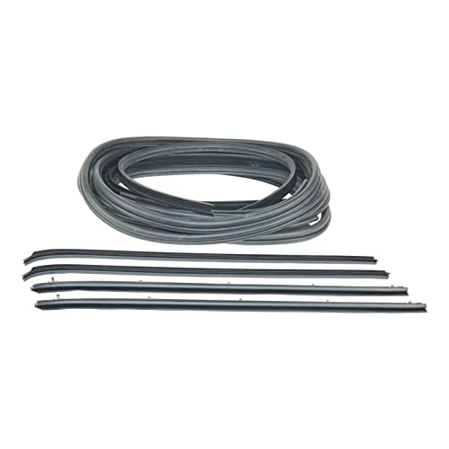 Weatherstrip Seal Kit Compatible with 1980-1993 Dodge D150 1981-1993 D250 D350 Ramcharger W150 W250 W350 1980-1981 Plymouth Trailduster