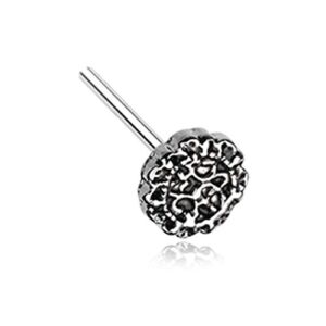 316L Surgical Steel 10mm Straight Mandela Nose Stud Ring 20G