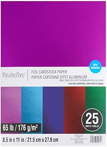 Recollections Foil Cardstock Paper