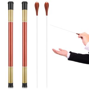 Yeshone 15 Inch Music Conducting Baton with Case Conductor Baton Orchestra Rosewood Handle Music Conductor Baton Lightweight Choir Director Baton for Choral Symphony Concert(Purple)