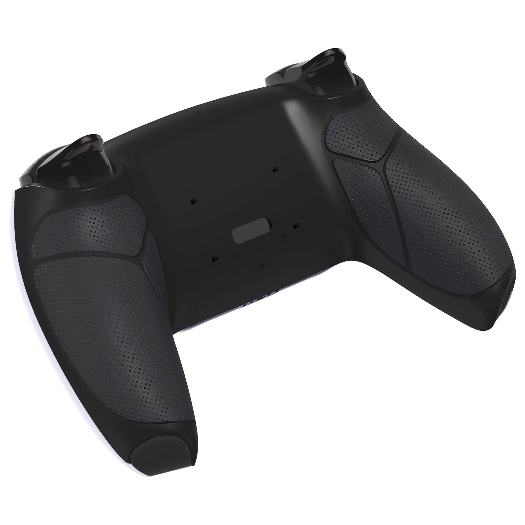 Black Performance Rubberized Grip Redesigned Back Shell for PS5 Controller eXtremerate RISE & RISE4 Remap Kit - Controller & RISE Remap Board NOT Included