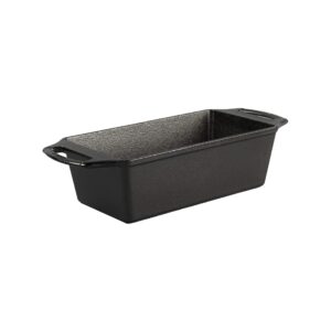 Lodge Cast Iron Loaf Pan 8.5x4.5 Inch and Wedge Pan Bundle