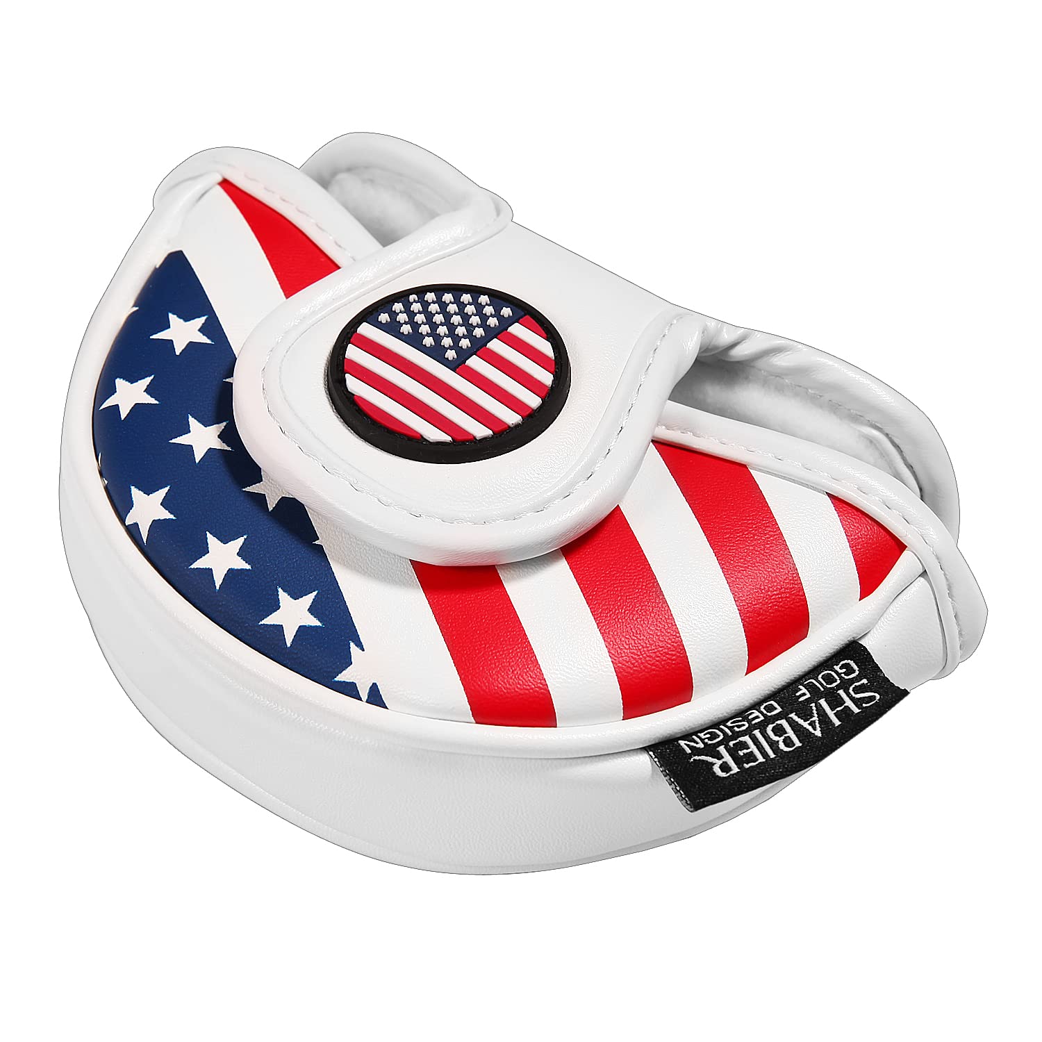 Stars& Stripes Golf Club Mallet Putter Headcover Sports Golf Club Mallet Putter Cover Golf Accessories Equipment