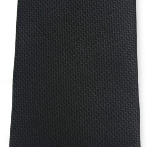 NEOVAT Men's Black Classic Woven Jacquard Solid Pre-Tied Adjustable Zipper necktie