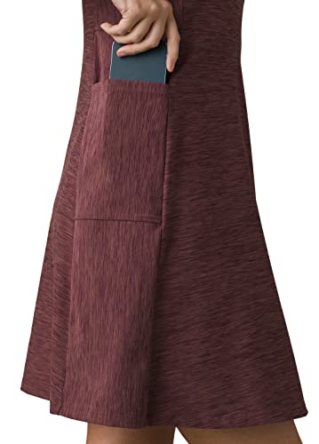 prAna Women's Kimble Dress, Flannel Heather, Large