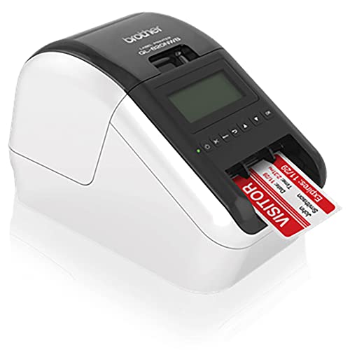 Brother Professional Ultra Flexible Label Printer with Wired, Wireless and Bluetooth Connectivity, White - 300 x 600 dpi, Backlit Monochrome LCD Display, Auto Cut - Cbmoun USB_Extension_Cable