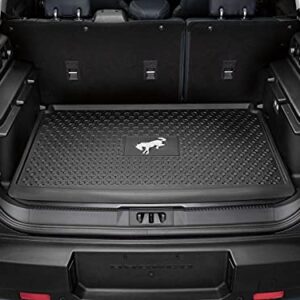 OEM Front ,Rear, & Cargo 5pc Black Rubber Floor Mat Liners for 2021-2022 Bronco Sport w/ Full Size Spare Tire