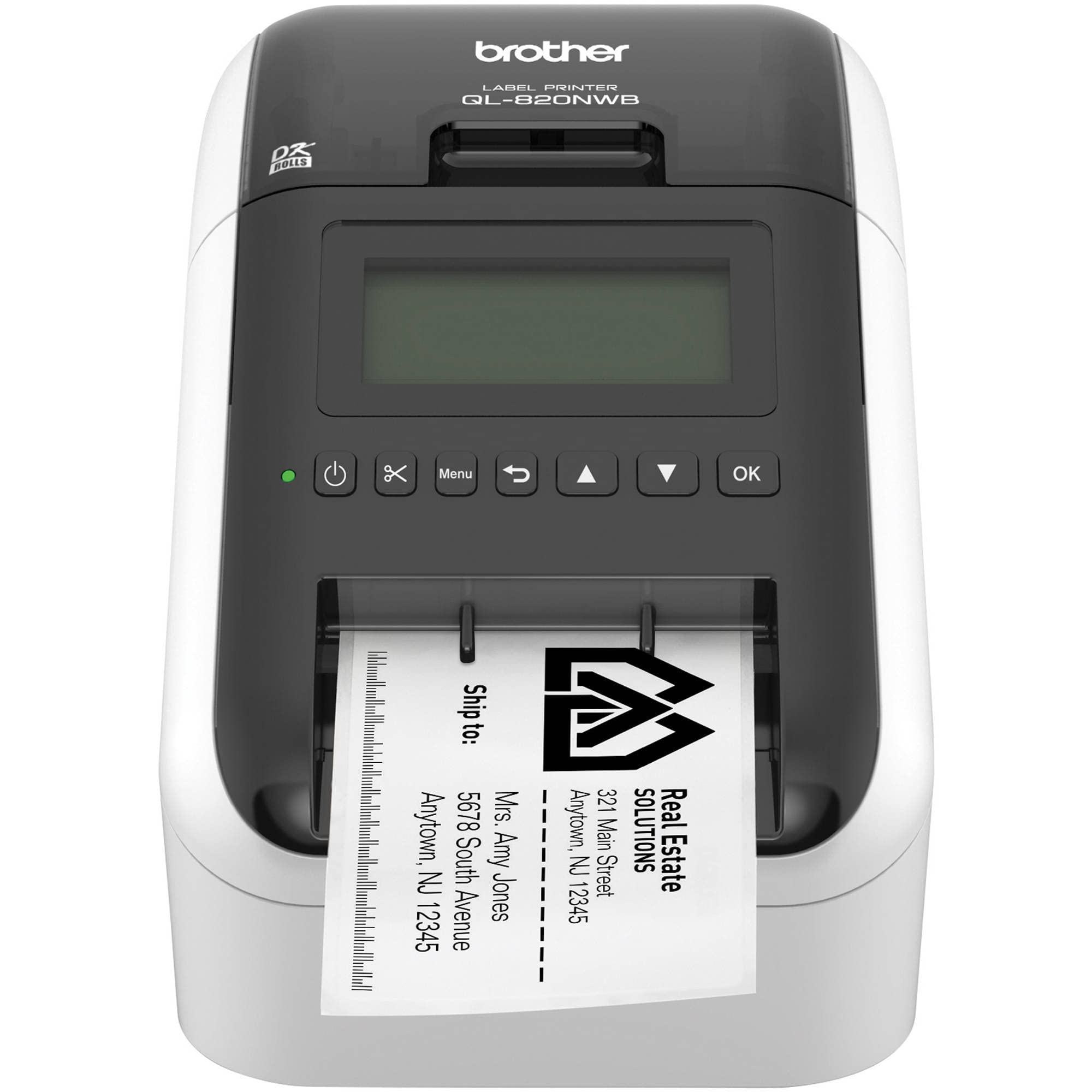 Brother Professional Ultra Flexible Label Printer with Wired, Wireless and Bluetooth Connectivity, White - 300 x 600 dpi, Backlit Monochrome LCD Display, Auto Cut - Cbmoun USB_Extension_Cable