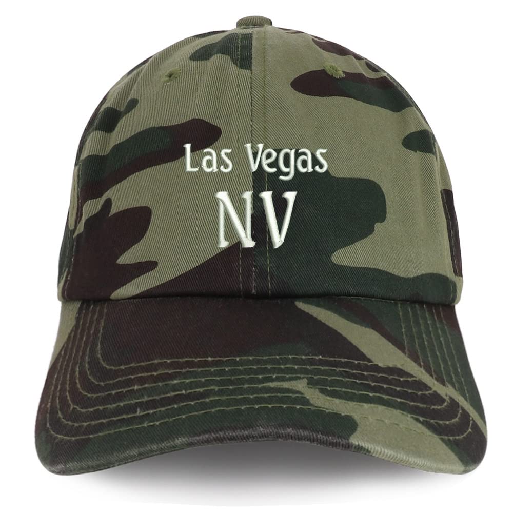 Trendy Apparel Shop Las Vegas NV Low Profile Soft Cotton Baseball Cap - Camo