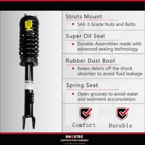 Shoxtec Front Pair Complete Struts Assembly Replacement for 2013-2013 Ford Escape Coil Spring Shock Absorber Repl. part no 172619 172618