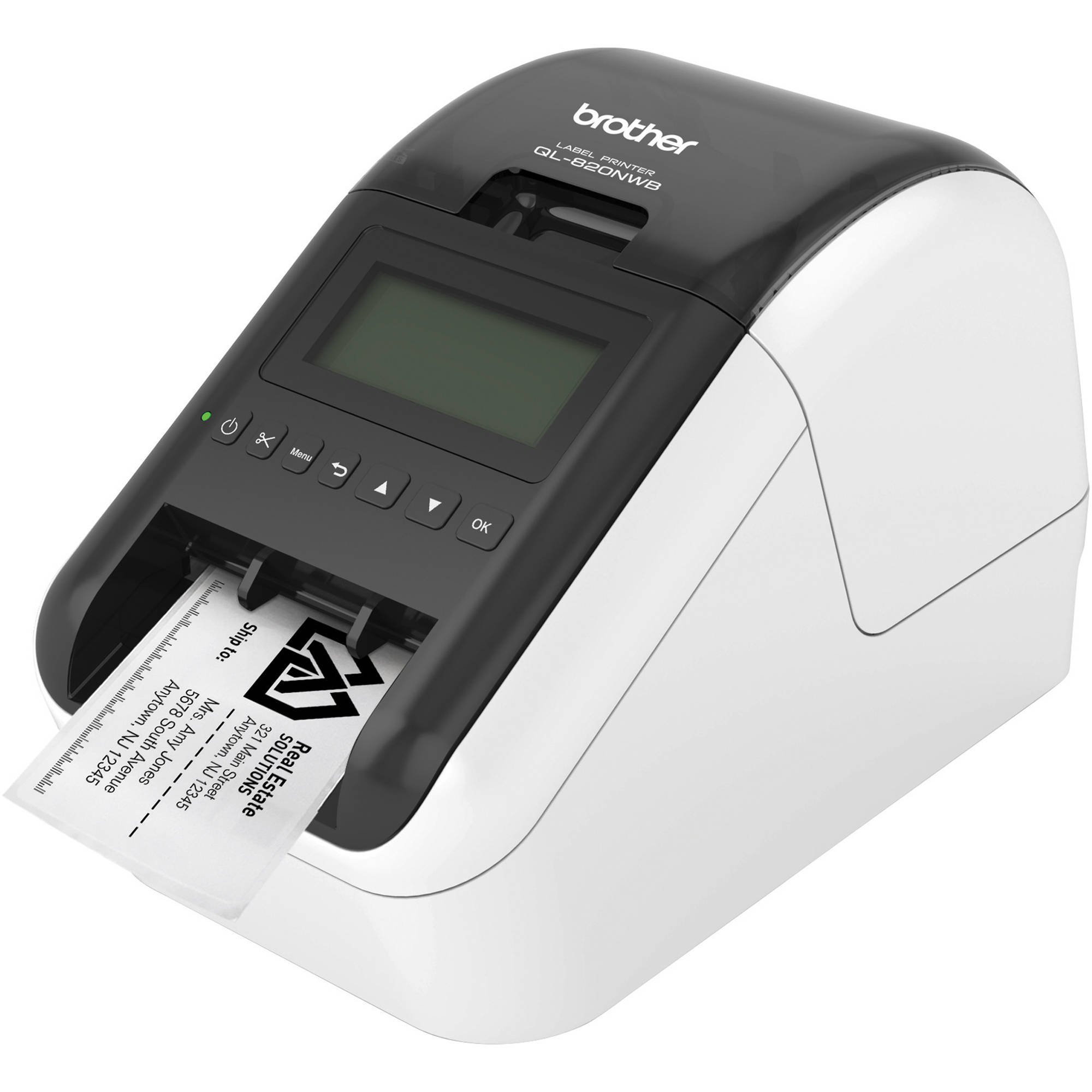 Brother Professional Ultra Flexible Label Printer with Wired, Wireless and Bluetooth Connectivity, White - 300 x 600 dpi, Backlit Monochrome LCD Display, Auto Cut - Cbmoun USB_Extension_Cable