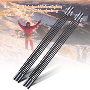 Gaeirt Awning Rod, Foldable Multi Sections Adjustable Camping Tent Pole for 1-2 Person Campin