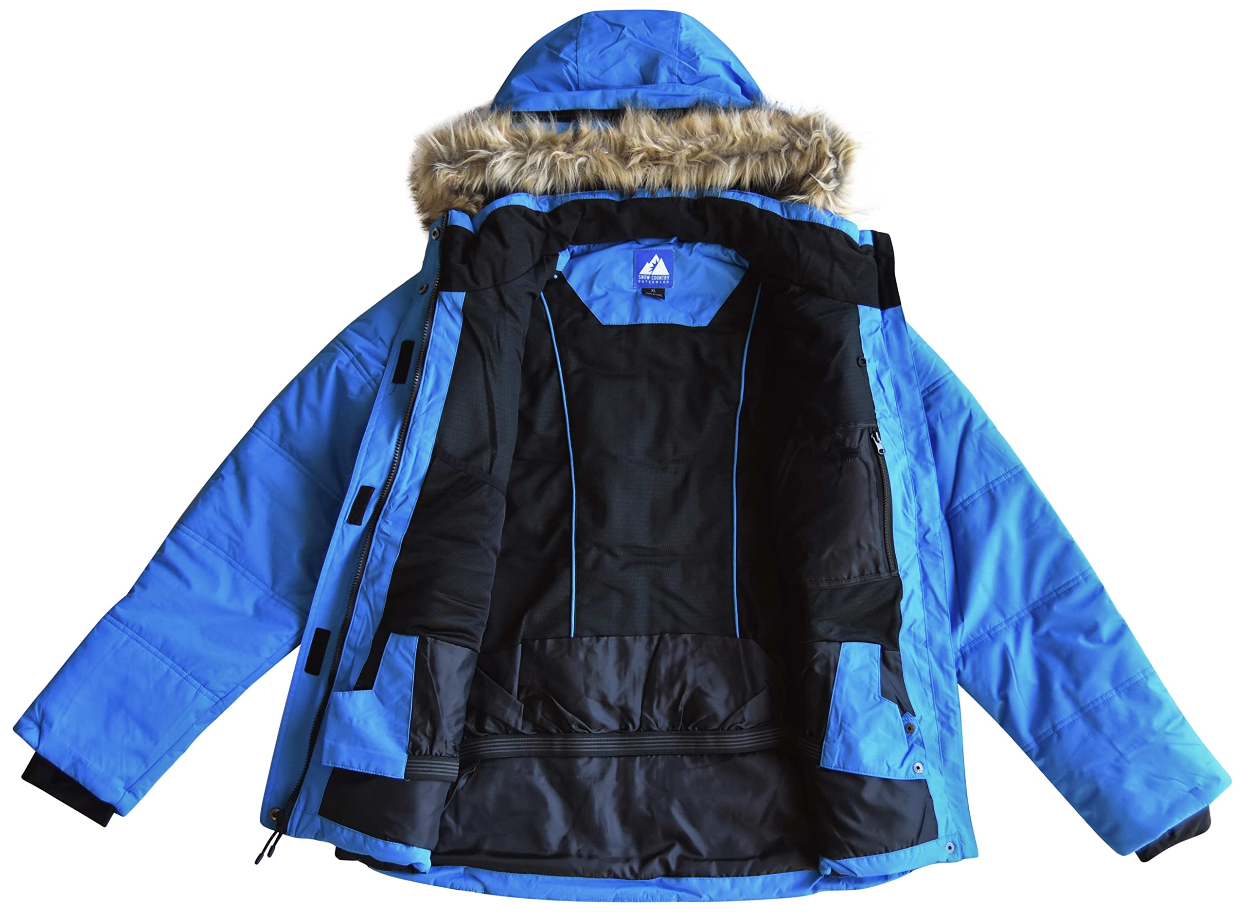 Snow Country Outerwear Womens Plus Size 1X-6X The Aspen Ski Coat Jacket (2X, Blue)