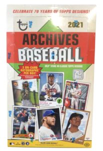 2021 topps archives mlb baseball hobby box (24 pks/bx)