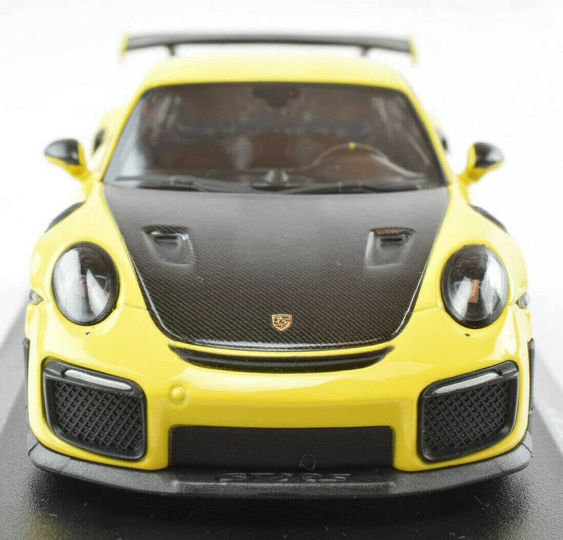 Minichamps x Premium Hobbies 911 991.2 Racing Yellow GT2 RS 1:43 Diecast Car 413067238