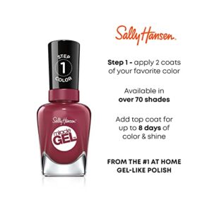 Sally Hansen Miracle Gel™, Travel Seekers First Glass, Long Lasting, Gel-Like Formula, No UV Lamp Needed, Pink Nail Polish