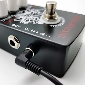 Godtone Guitar Effect Pedal Power Supply DC Cable 5.5 x 2.1mm Power Lead/Cord(24 inch, 8 Pack), Male to Male Connector Plug Wire Adapter