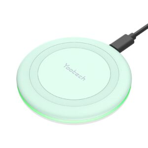 yootech wireless charger,10w max fast wireless charging pad compatible with iphone 16/16 plus/16 pro max/15/14/13/se 2022/12/11/x/8,samsung galaxy s22/s21/s20,for airpods pro 2(no ac adapter)