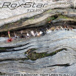 RoxStar Fly Shop Trophy Trout 24pk | Top Wet & Dry Flies for Trout. | Trout Flies Proven Nationwide to Catch Fish! | Tied in-House Never Outsourced! Fathers Day Gift Fly Fishing Gift