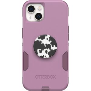 Bundle: OtterBox COMMUTER SERIES for iPhone 13 - (MAVEN WAY) + PopSockets PopGrip - (IT’S A MOOD)