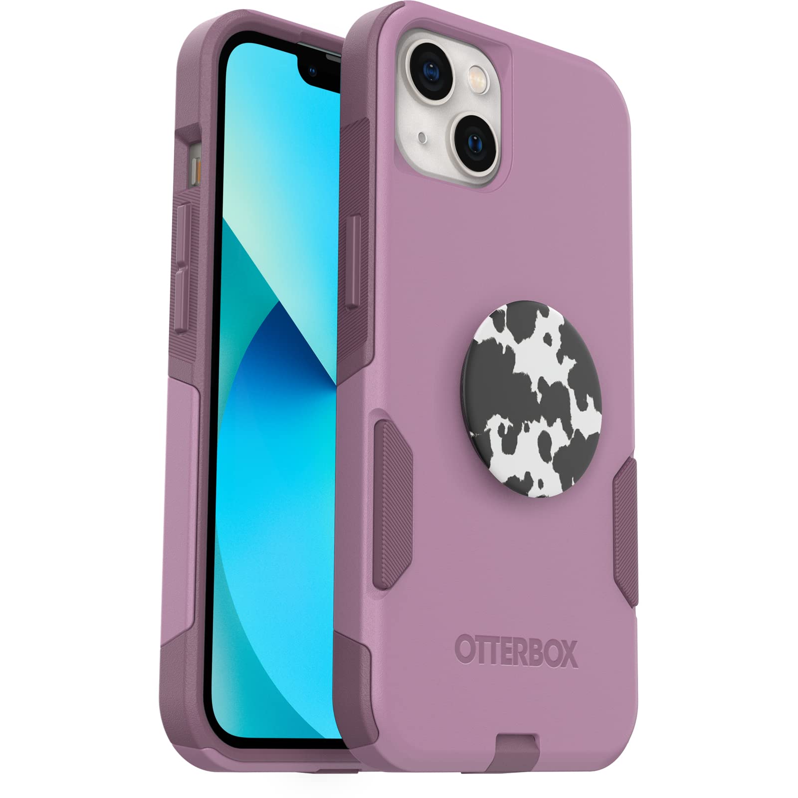 Bundle: OtterBox COMMUTER SERIES for iPhone 13 - (MAVEN WAY) + PopSockets PopGrip - (IT’S A MOOD)