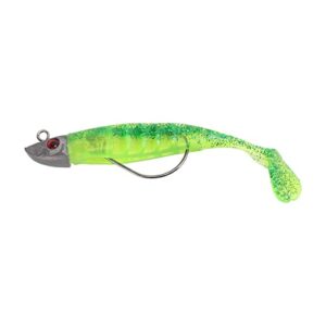 Velaurs Silicone Fishing Bait, Artificial Fishing Bait Feel Comfortable for Saltwater for Freshwater for Anglers(Oil Green)