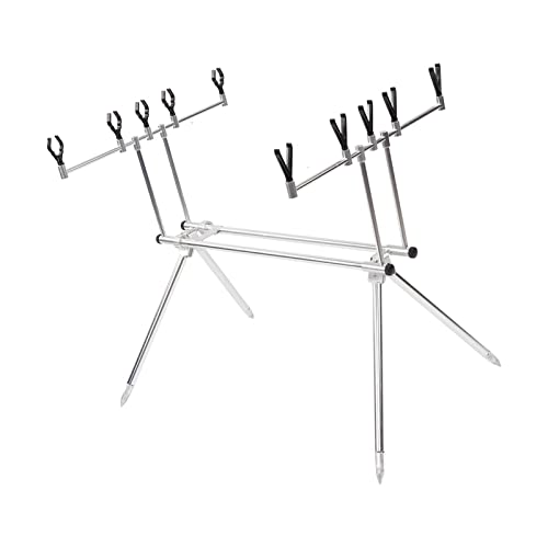 Velaurs Fishing Rod Stand Holder, Fishing Accessory Aluminium Alloy Material for Outdoor for Fishing