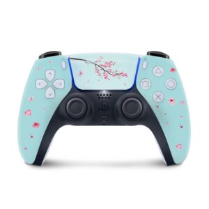 tacky design ps5 japanese cherry blossom skin for ps5 controller skin, vinyl 3m stickers ps5 controller cover decal full wrap ps5 skins