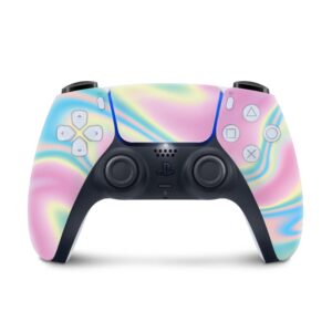 tacky design ps5 psychedelic skin for ps5 controller skin, vinyl 3m stickers ps5 controller cover decal full wrap ps5 skins